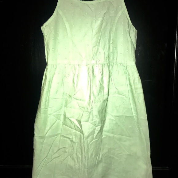 Mint green cotton dress - Picture 1 of 5